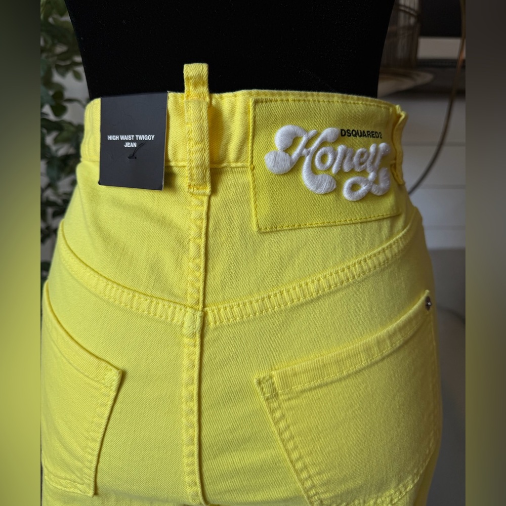 DSQUARED2 Bright Yellow Denim